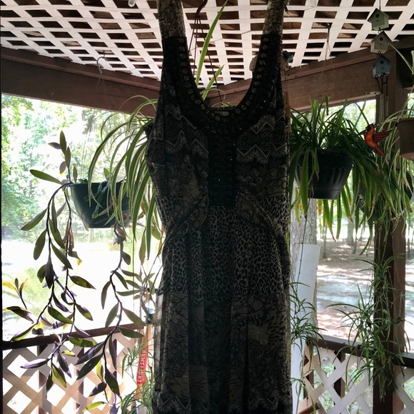 Print midi dress - Picture 4 of 5